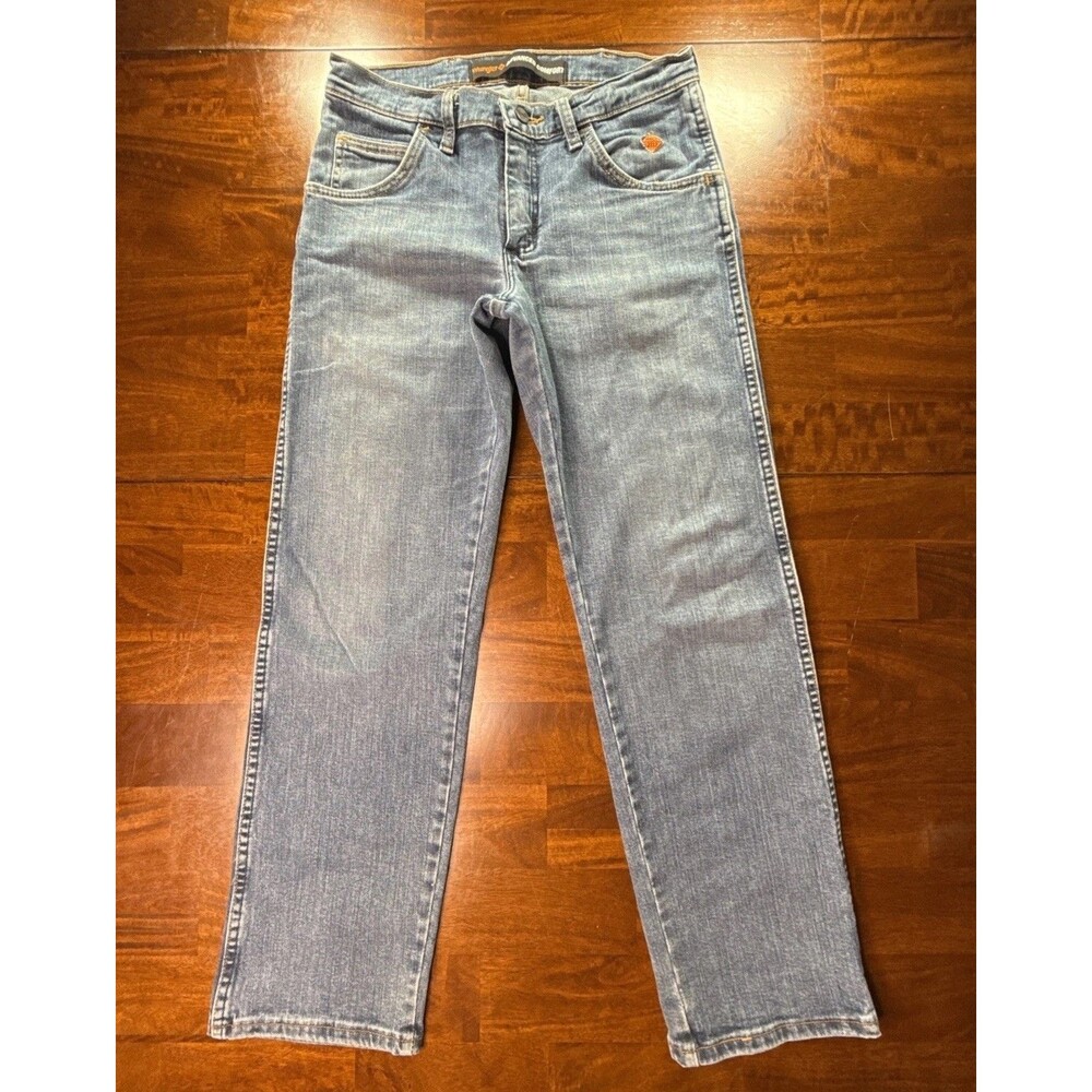 Wrangler Advanced Comfort FR Jeans Mens 29x30 FRAC47D Denim Blue HRC2 CAT2 2112